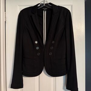 WHBM Stretchy Black Blazer Size S-M